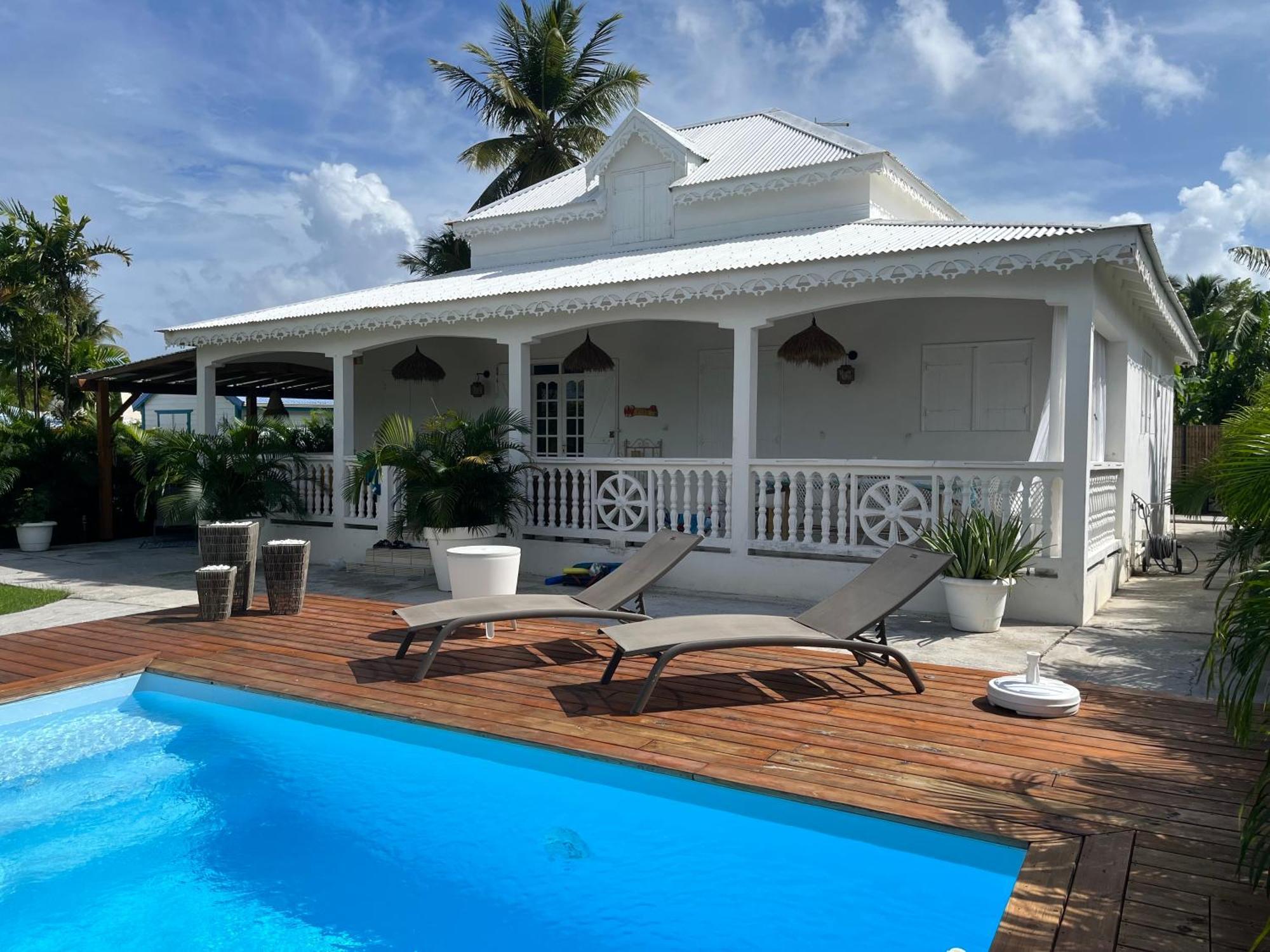 Tikazanou, Maison Creole Conviviale Et Chaleureuse * Saint-Francois (Grande-Terre)